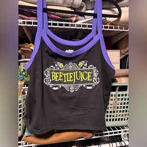 Beetlejuice sleep tank top